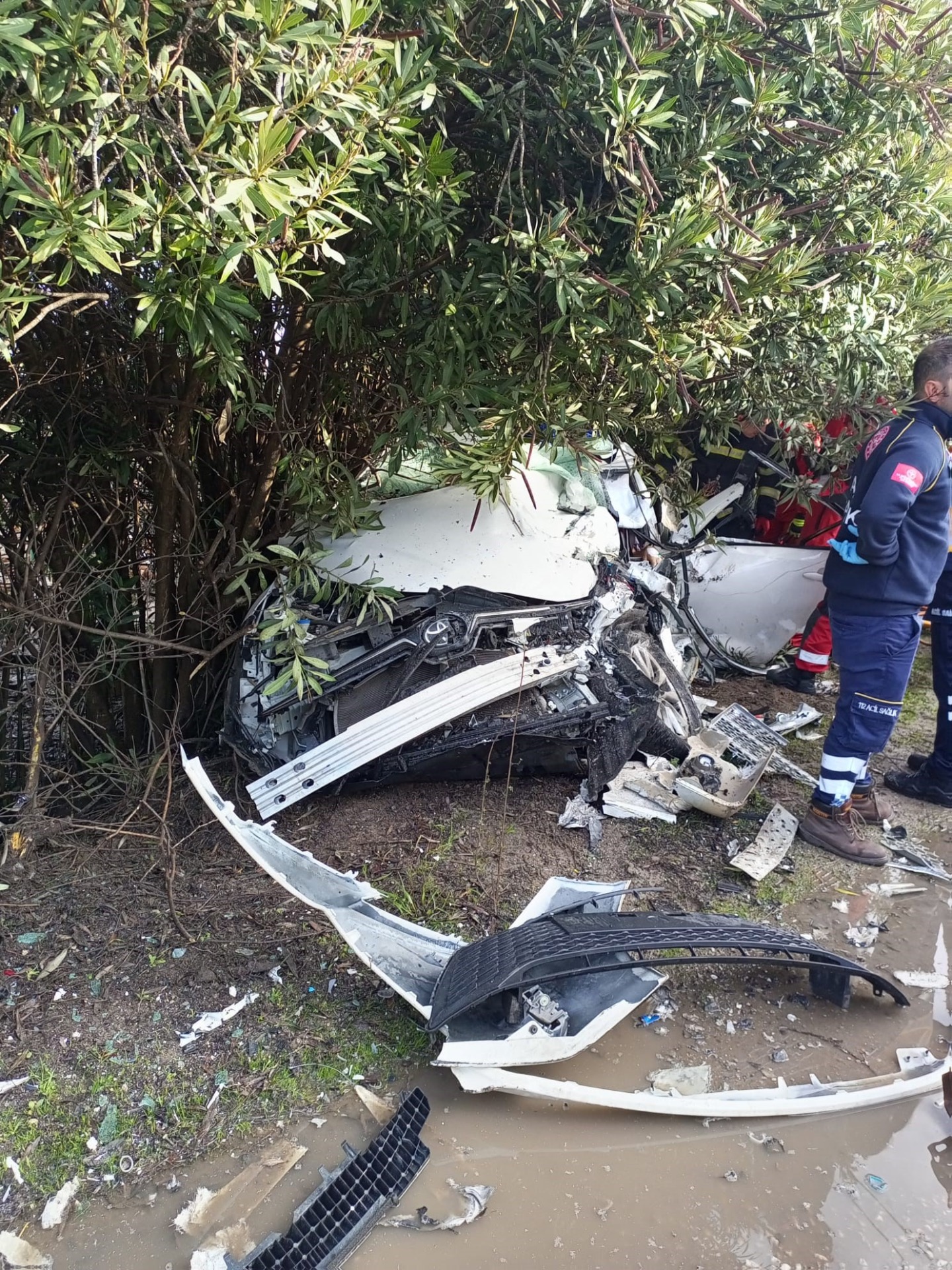 Bodrum'da trafik kazası: 1 ölü, 3 yaralı