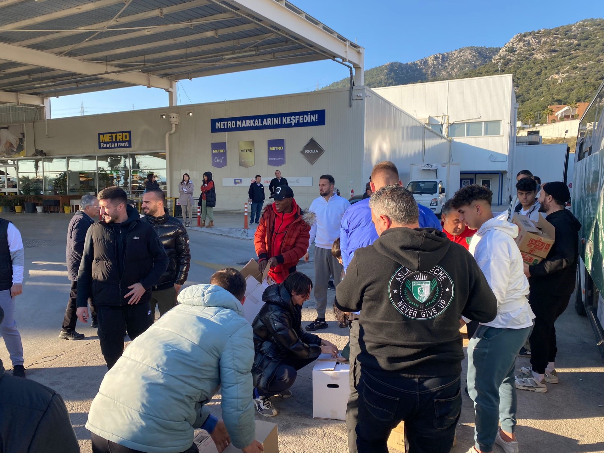 Bodrumspor’dan deprem bölgesine destek