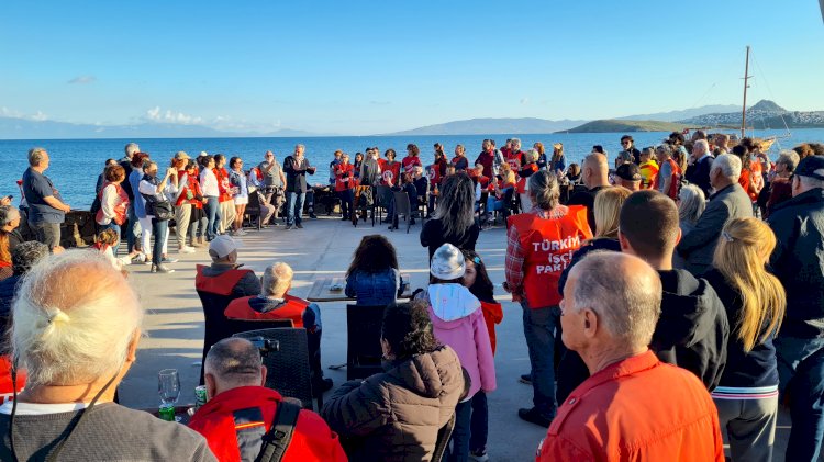 TİP Milletvekili Adayı Aslantuğ’a Bodrum’da yoğun İlgi