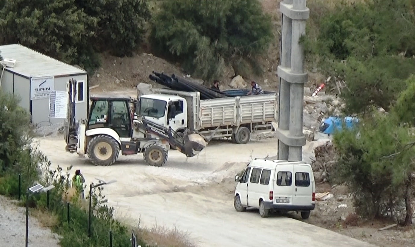 Bodrum'da yasağa rağmen inşaatlar tam gaz devam!