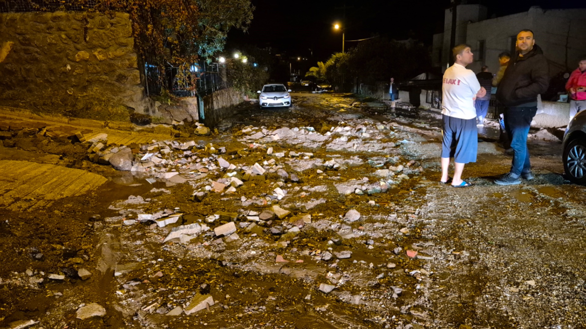 Bodrum sular altında kaldı