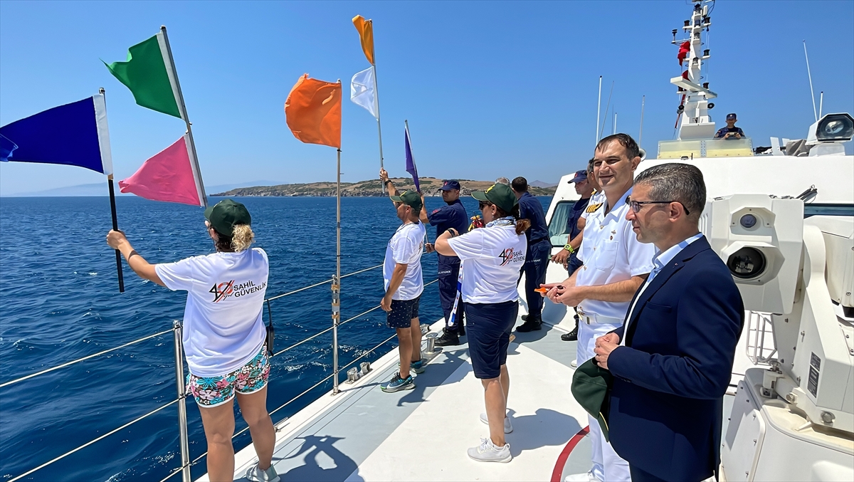 Güney Ege Sahil Güvenlik 40. Yıl Yelken Kupası yarışları Bodrum'da düzenlendi