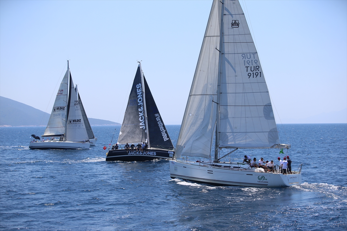 Güney Ege Sahil Güvenlik 40. Yıl Yelken Kupası yarışları Bodrum'da düzenlendi