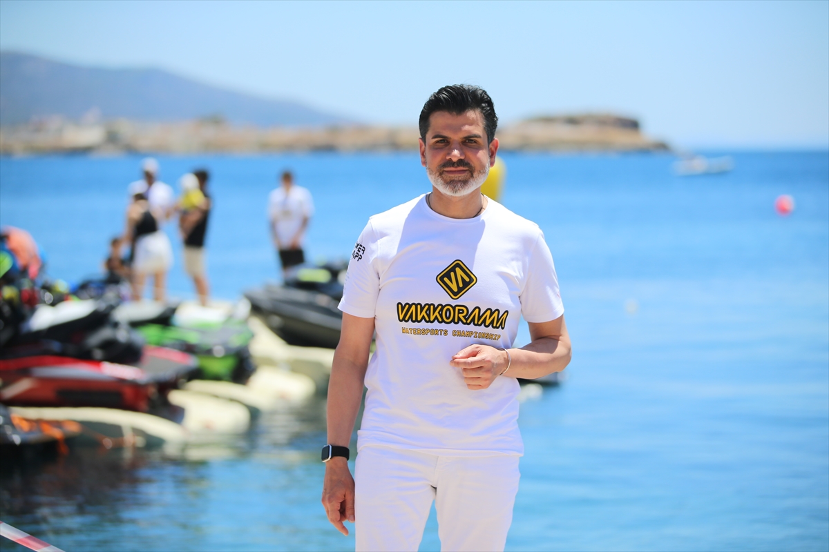 Türkiye Su Jeti ve Flyboard Şampiyonası Bodrum'da başladı