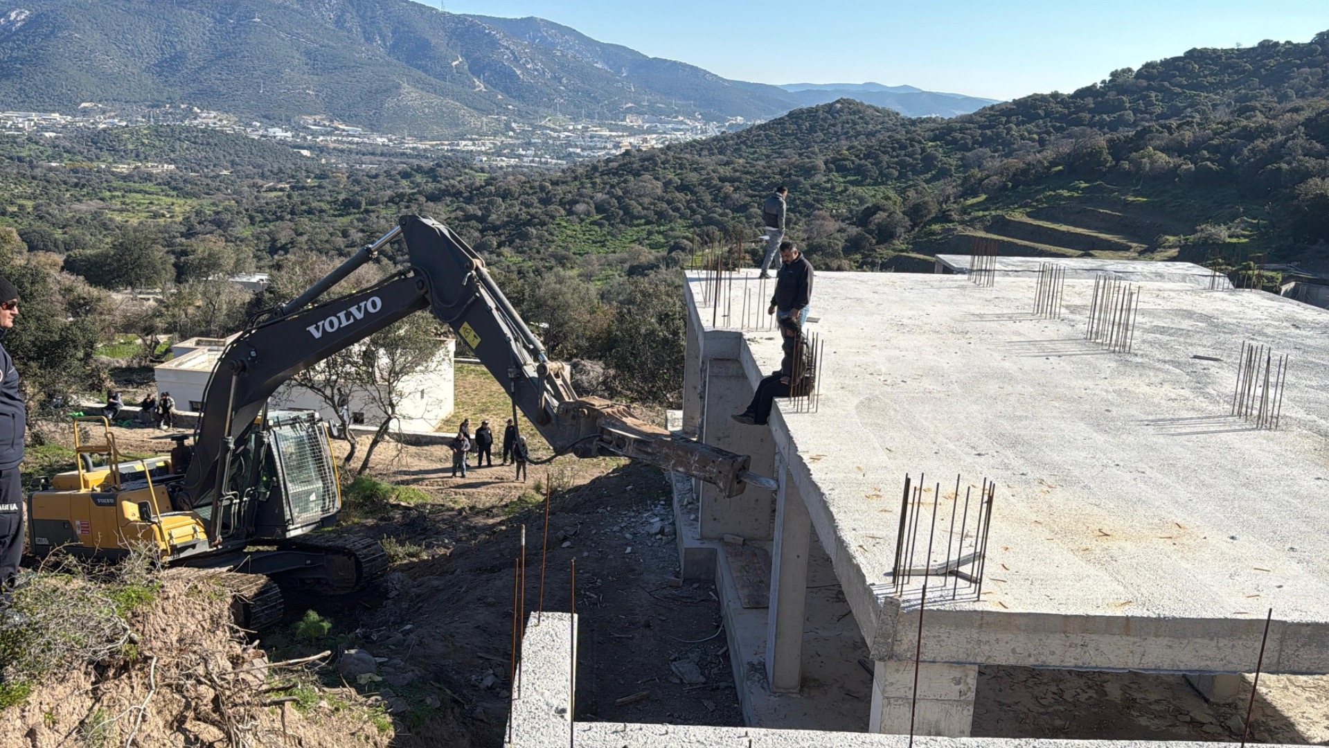 Bodrum'da yıkım gerginliği