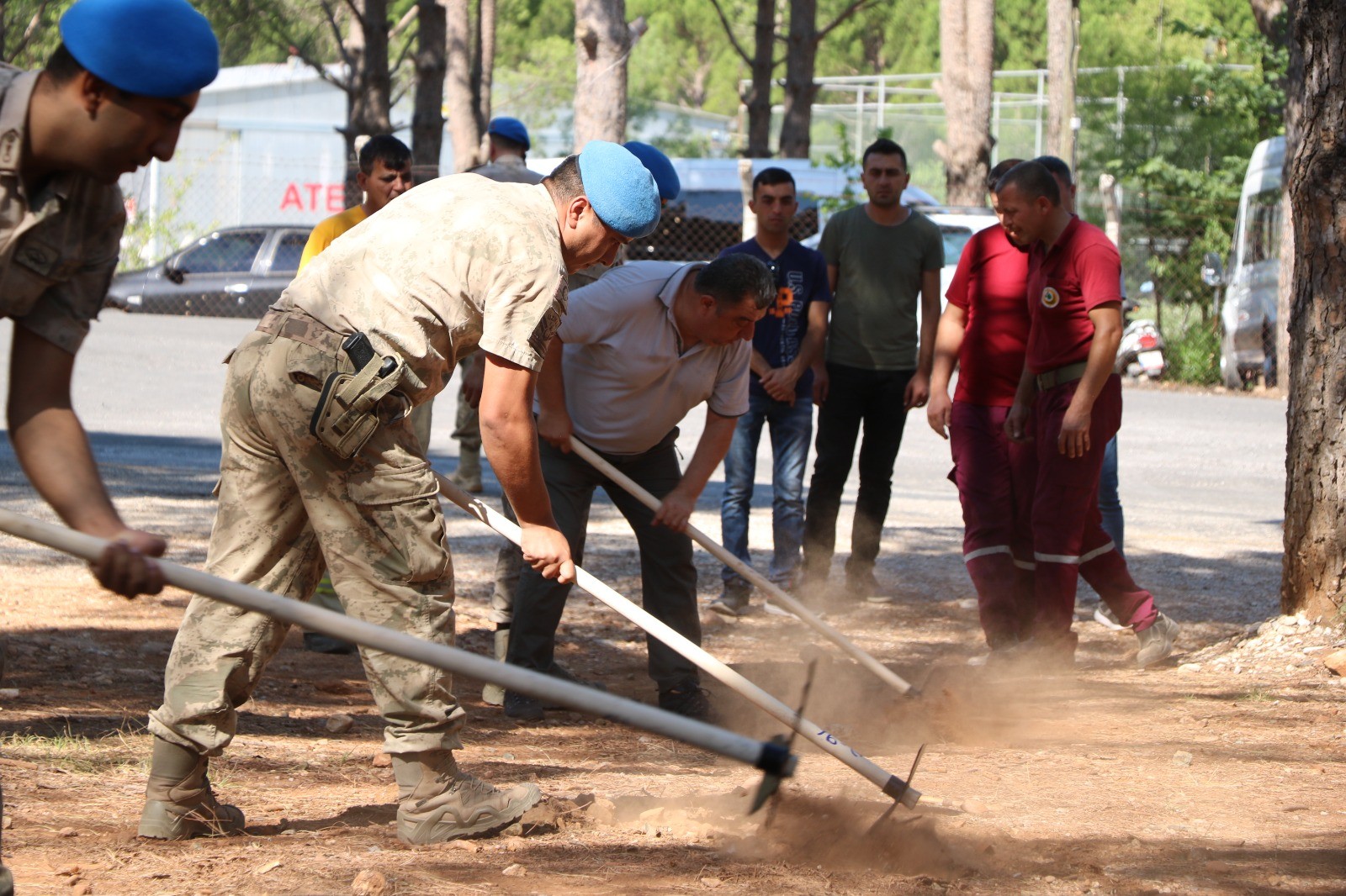 Jandarma ekipleri orman yangınlarına hazır   