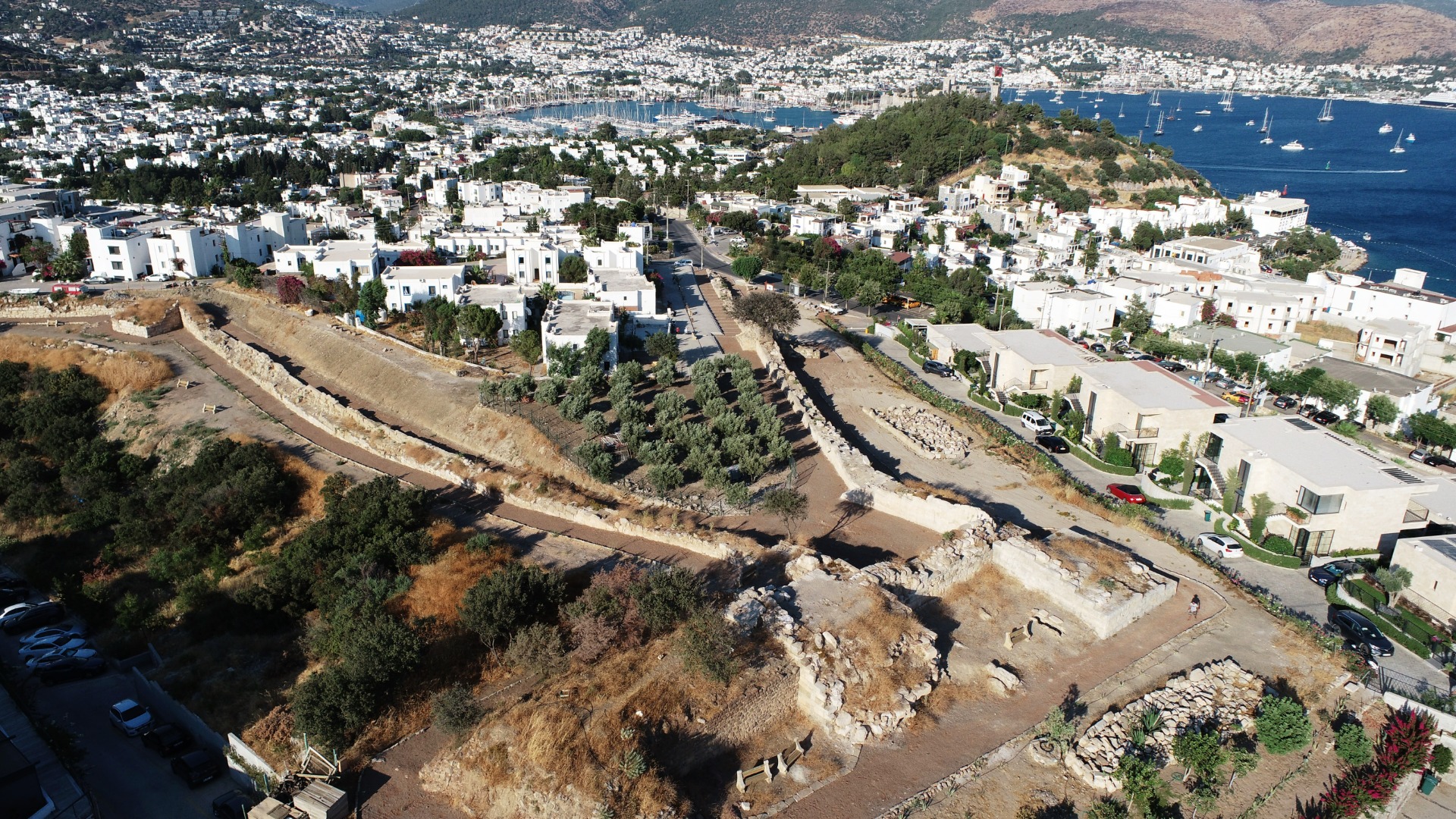 Antik Halikarnassos sur duvarları turizme kazandırıldı