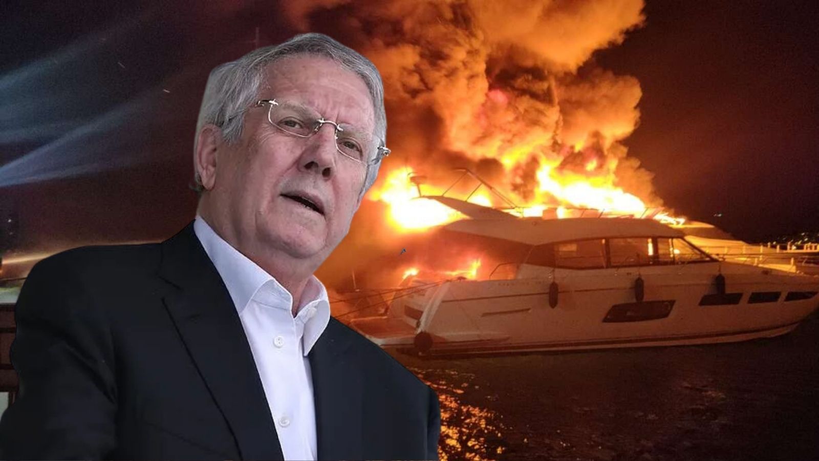 Bodrum'da milyon dolarlık yangın: Aziz Yıldırım'ın teknesi son anda kurtuldu