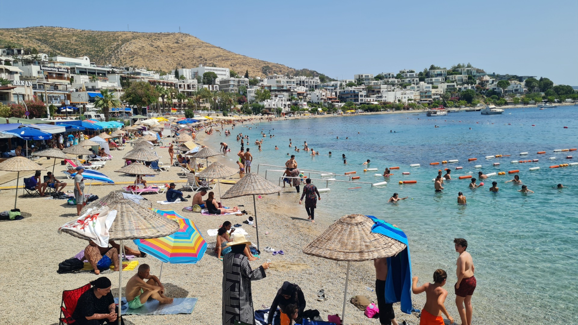 Bodrum’da çöl sıcakları