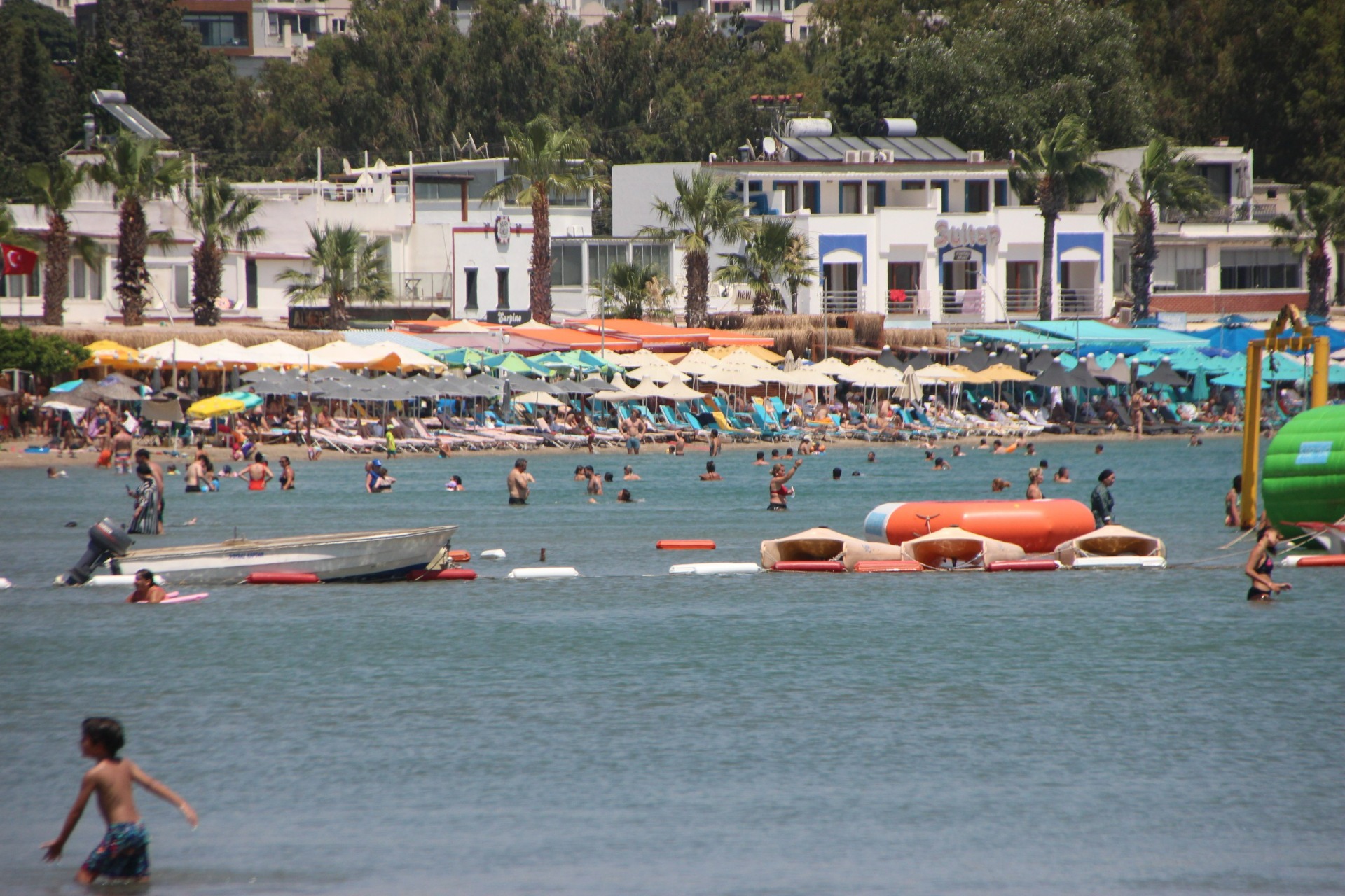 Bodrum’da çöl sıcakları