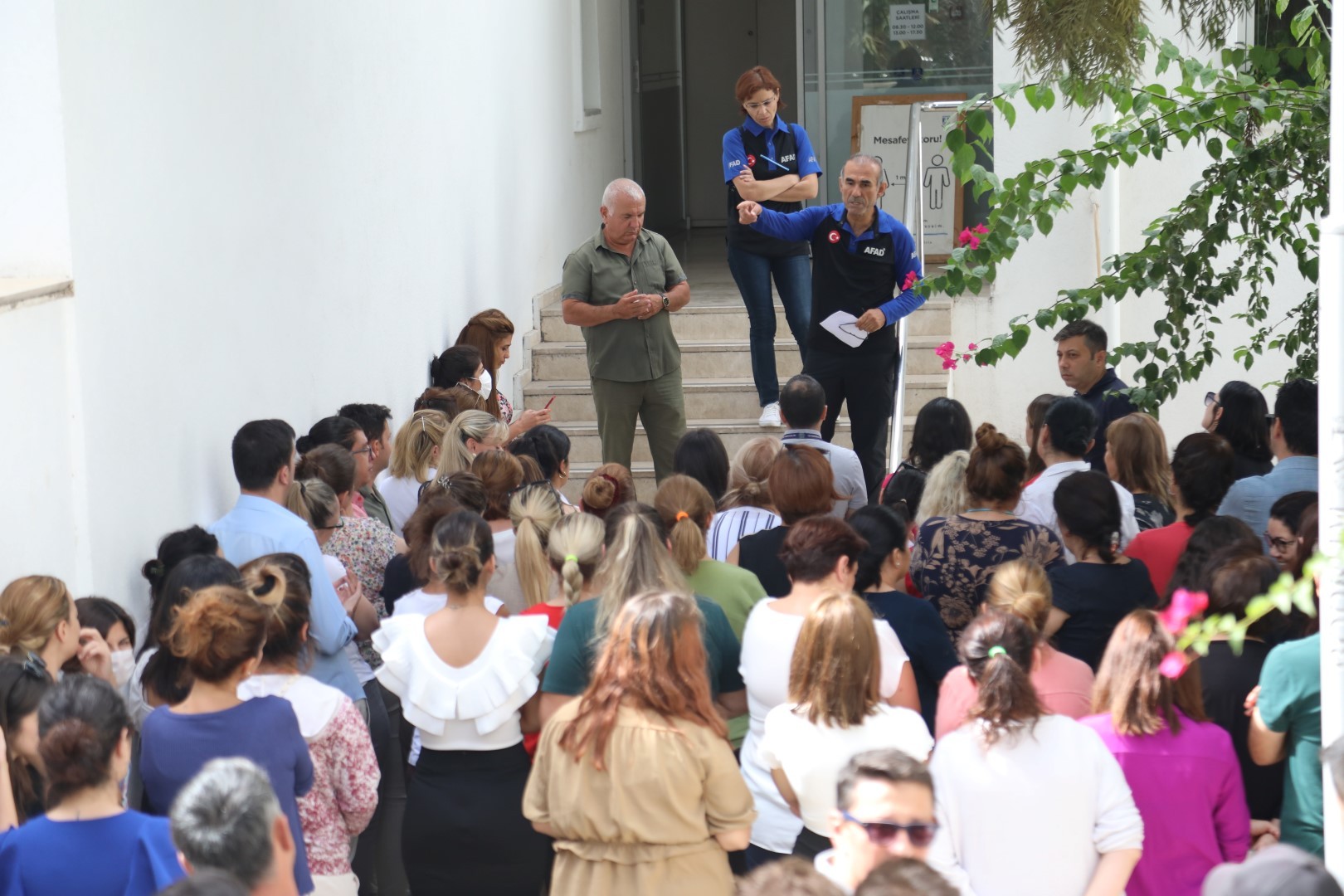 Bodrum Belediyesi’nde deprem tatbikatı