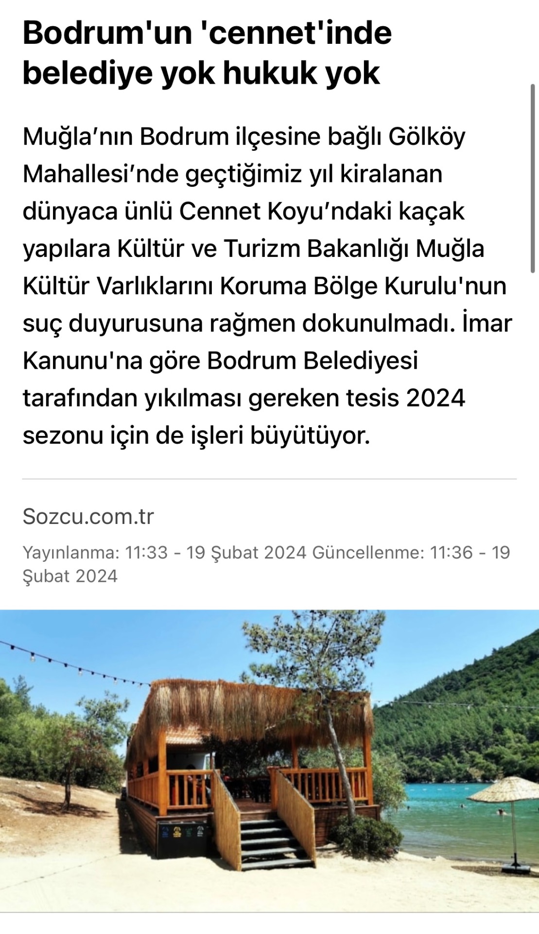 Sözcü Gazetesi Bodrum seçimlerini manipüle etmeye çalışıyor!