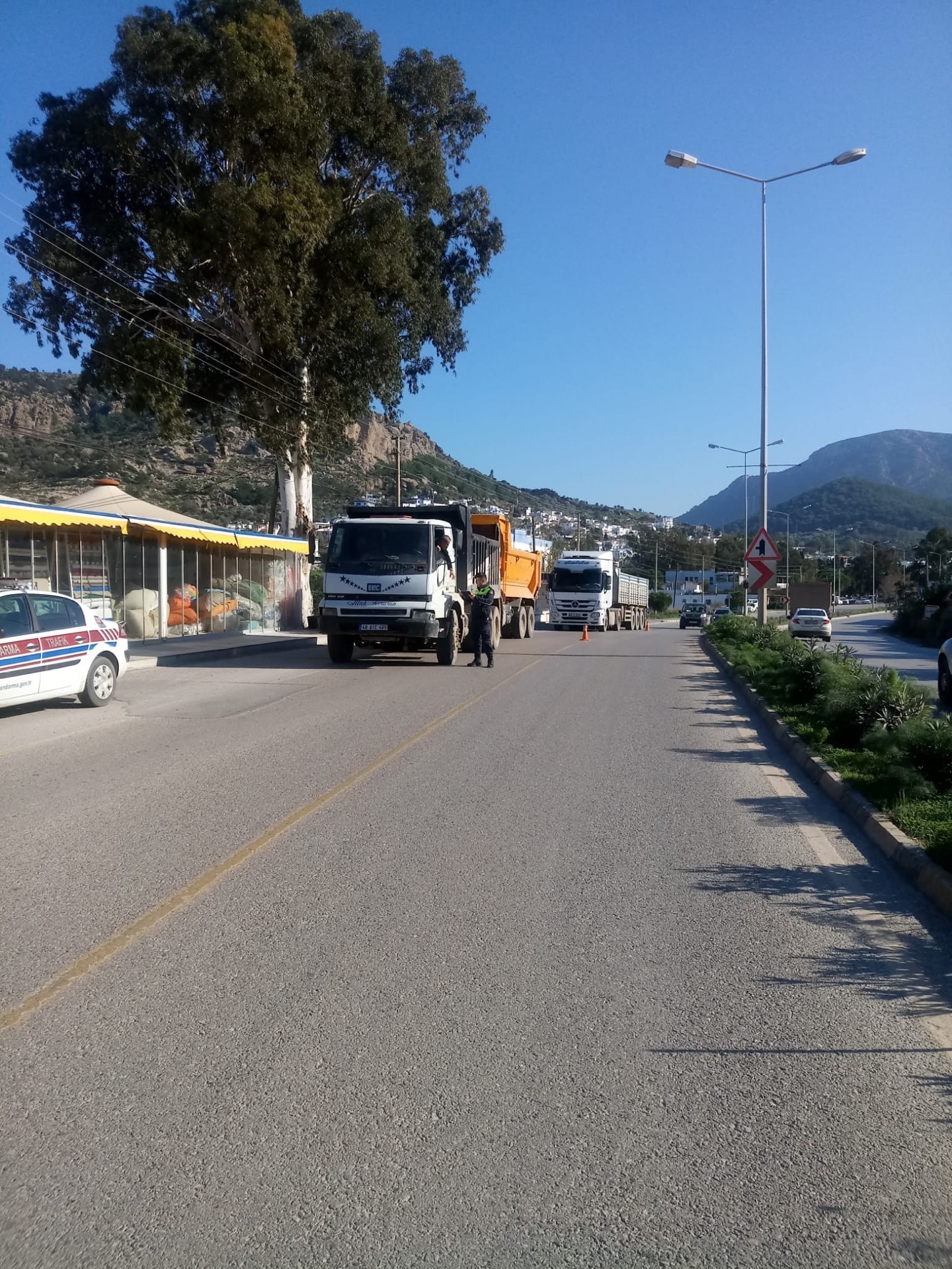  Bodrum'da jandarmadan ekiplerinin denetimleri sürüyor