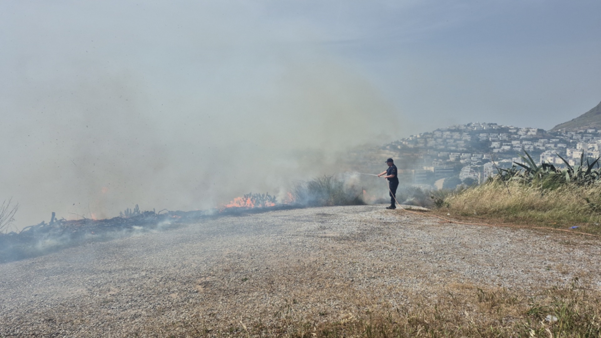 Bodrum Akyarlar’da korkutan yangın! 