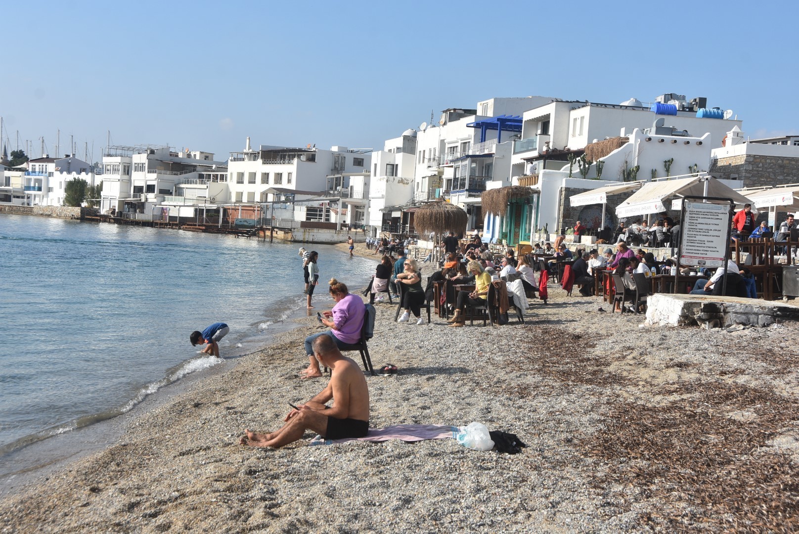 Doğuda kış, Bodrum’da deniz keyfi