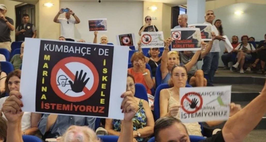 Bodrum'da STK'lardan ÇED katılım toplantısında protesto