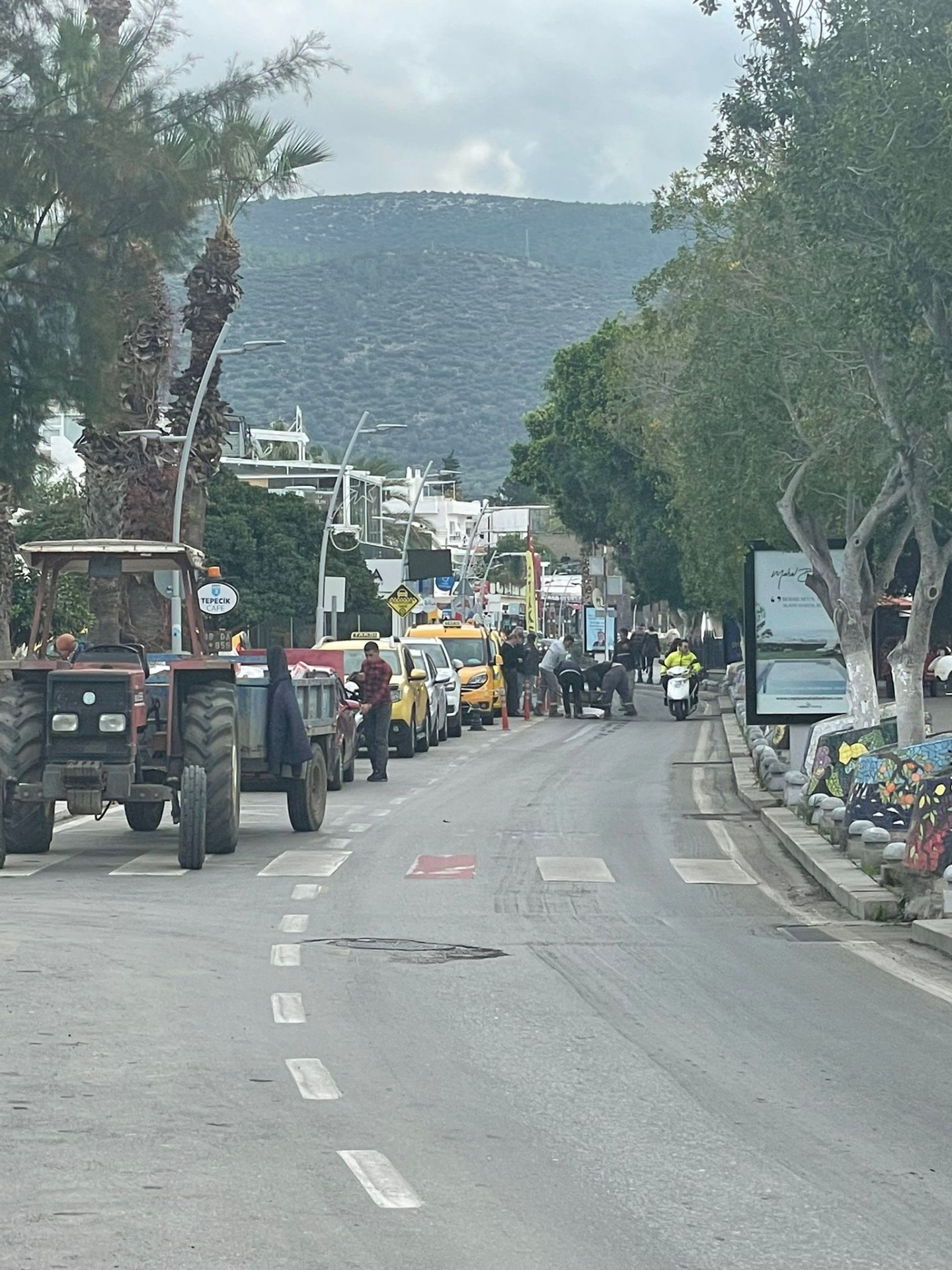 Yılbaşı öncesi yol çalışması! 