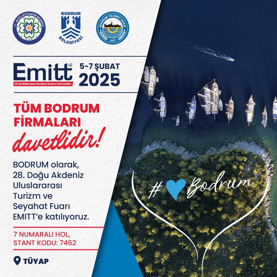 Bodrum, EMITT fuarında yerini alacak