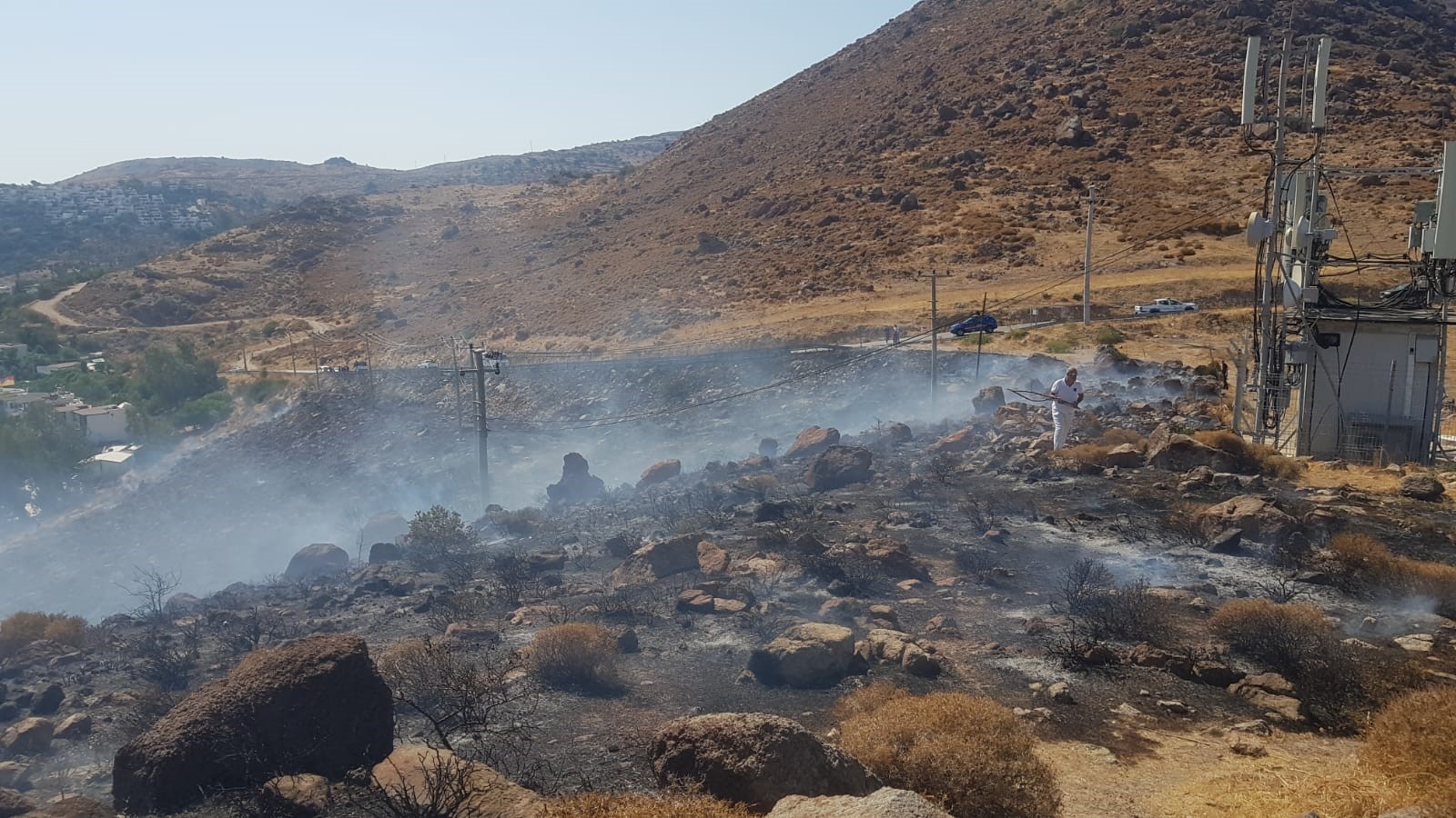 Bodrum'da korkutan yangın