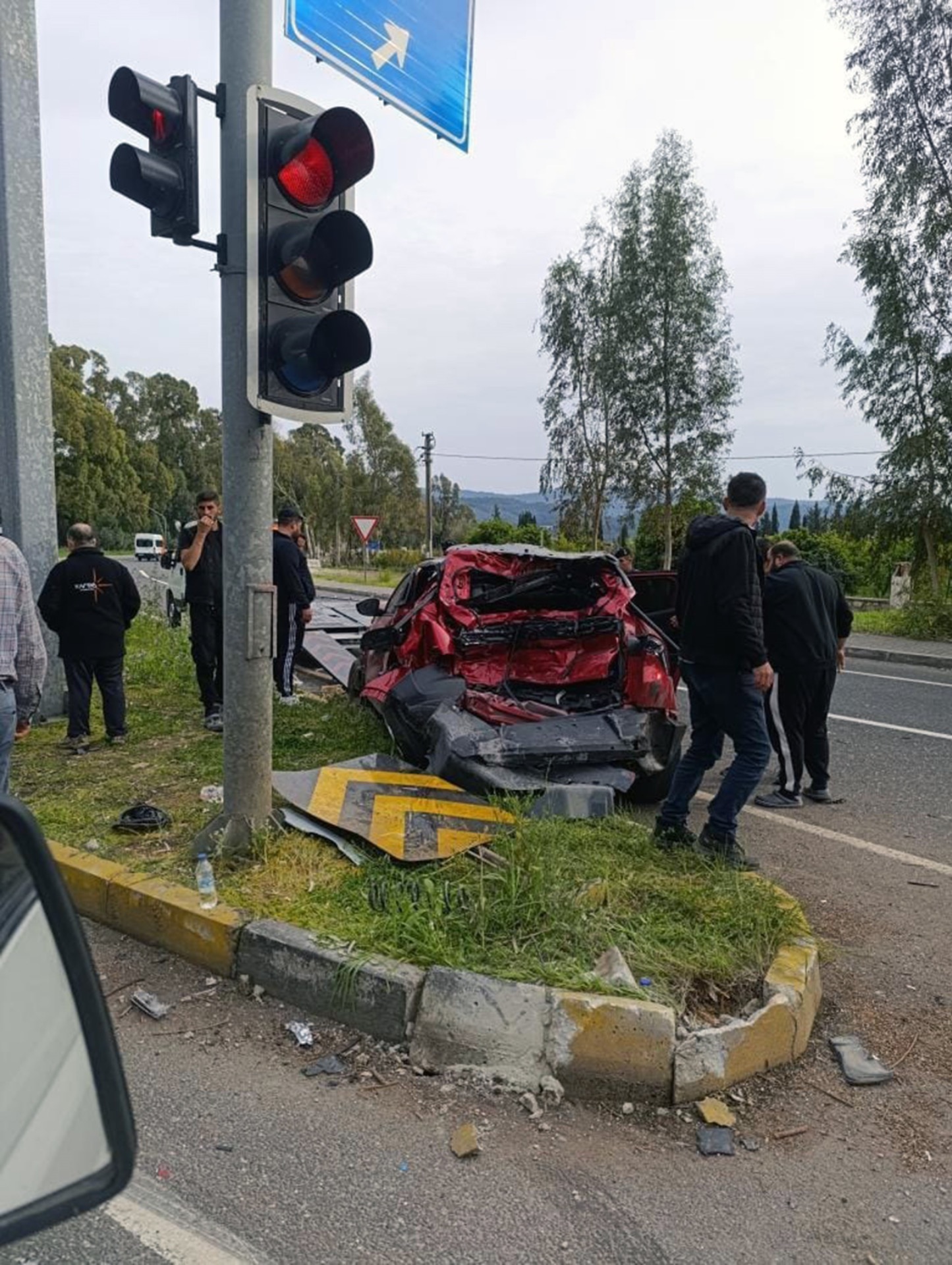 Gökova kavşağındaki zincirleme kazada tır sürücüsü alkollü çıktı