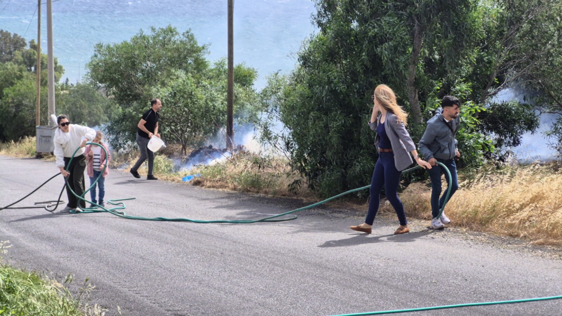 Bodrum Akyarlar’da korkutan yangın! 