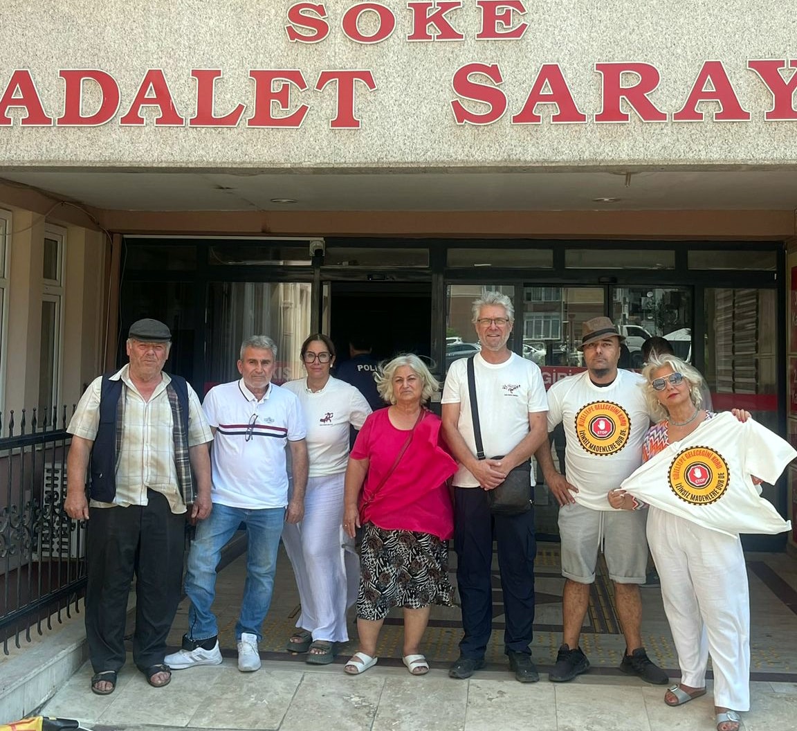 Aydın dağlarını cehenneme çeviren maden şirketine ruhsat iptali davası açtılar