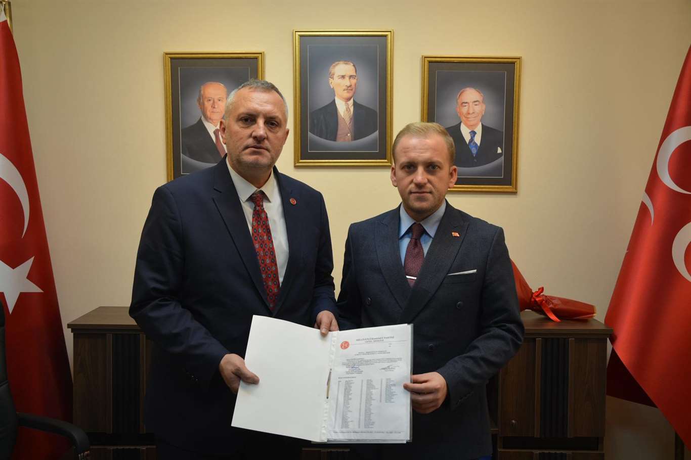 MHP Bodrum’da Devir Teslim Töreni 