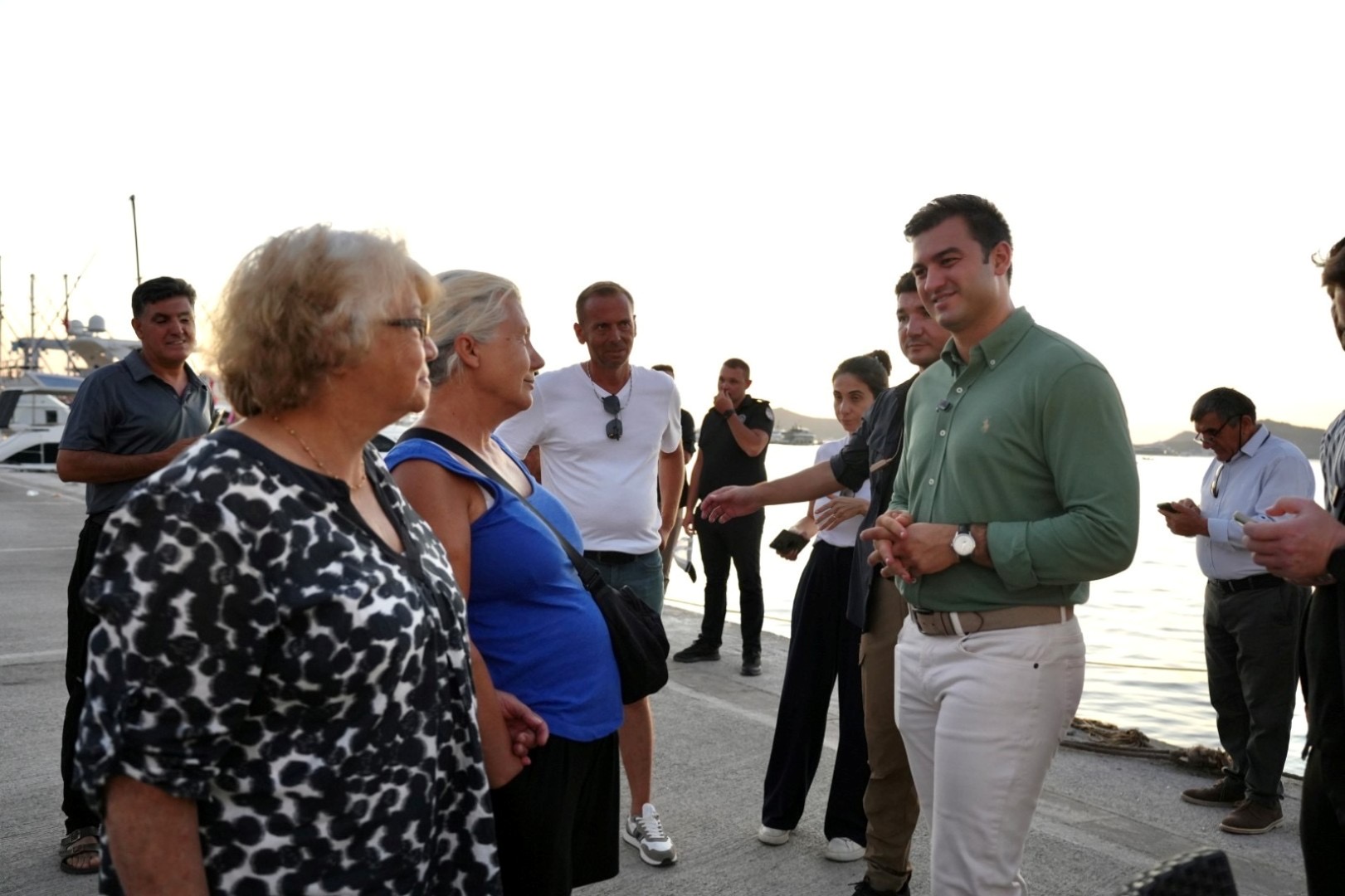 Başkan Mandalinci Yalıkavak’ta sahada 