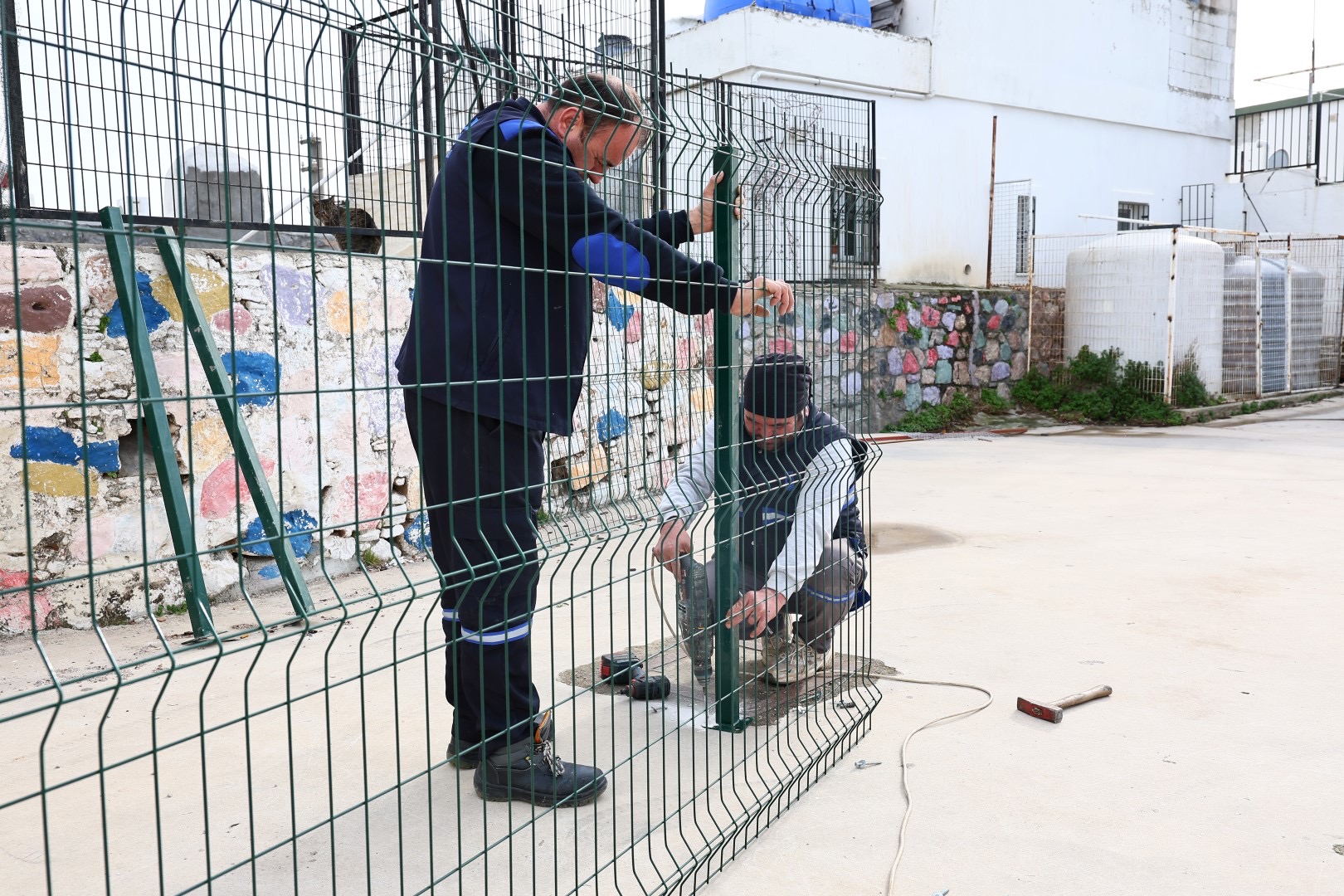 Belediyeden Okullara Bakım ve Onarım Desteği