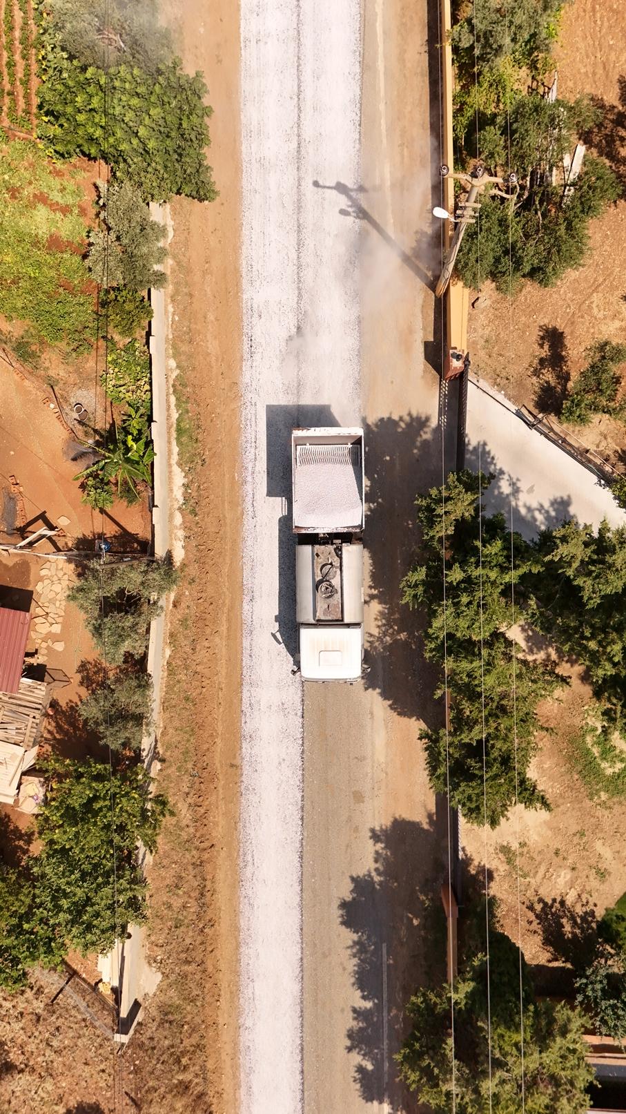 Sathi Kaplama Asfalt Çalışmaları Planlı Şekilde Sürüyor