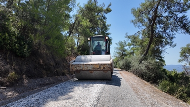 Sathi Kaplama Asfalt Çalışmaları Planlı Şekilde Sürüyor