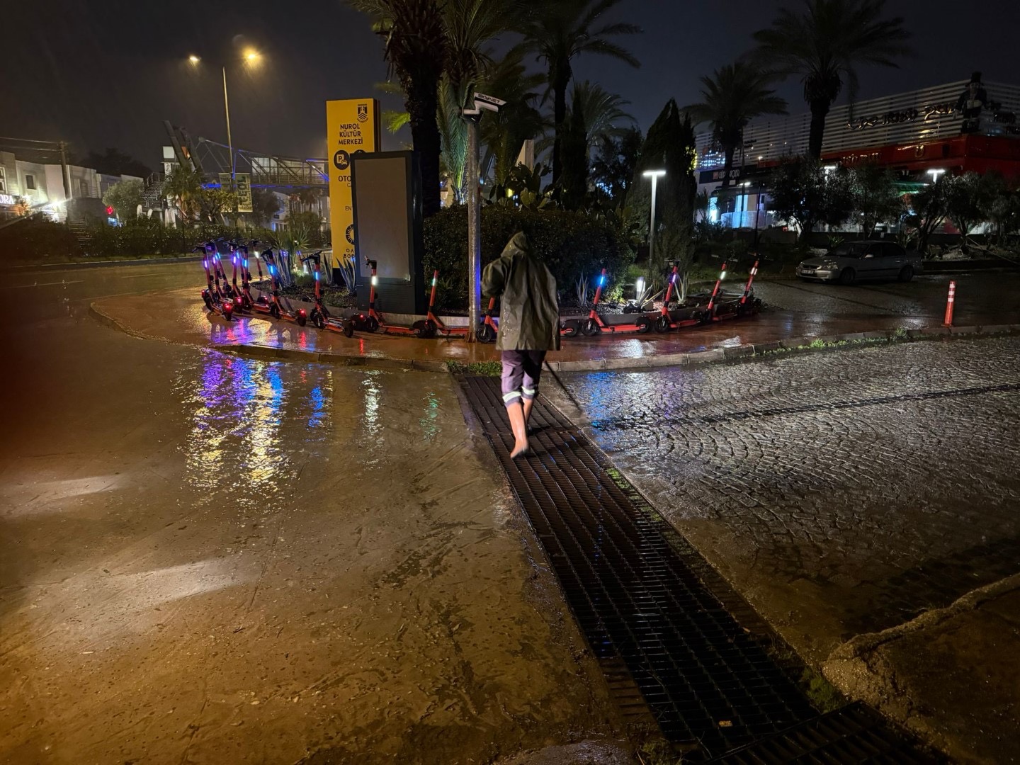 Bodrum Belediyesi Yağış Nöbetindeydi