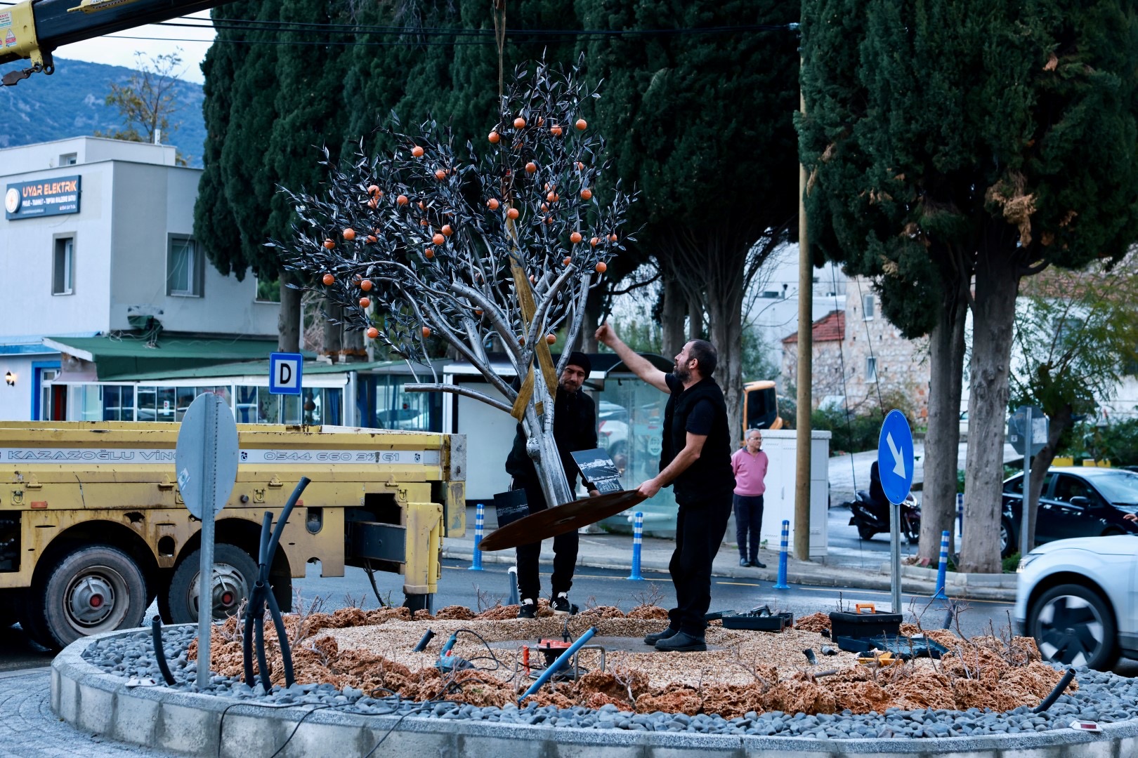 Müskebi’de Kavşak Düzenleme Çalışması Tamamlandı