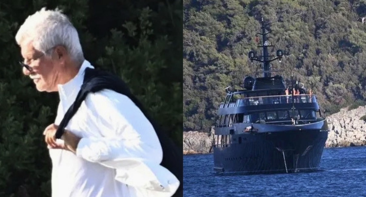 Armani’nin patronu Pantaleo Dell’Orco, 65 milyon dolarlık yatı ile Bodrum’a demir attı
