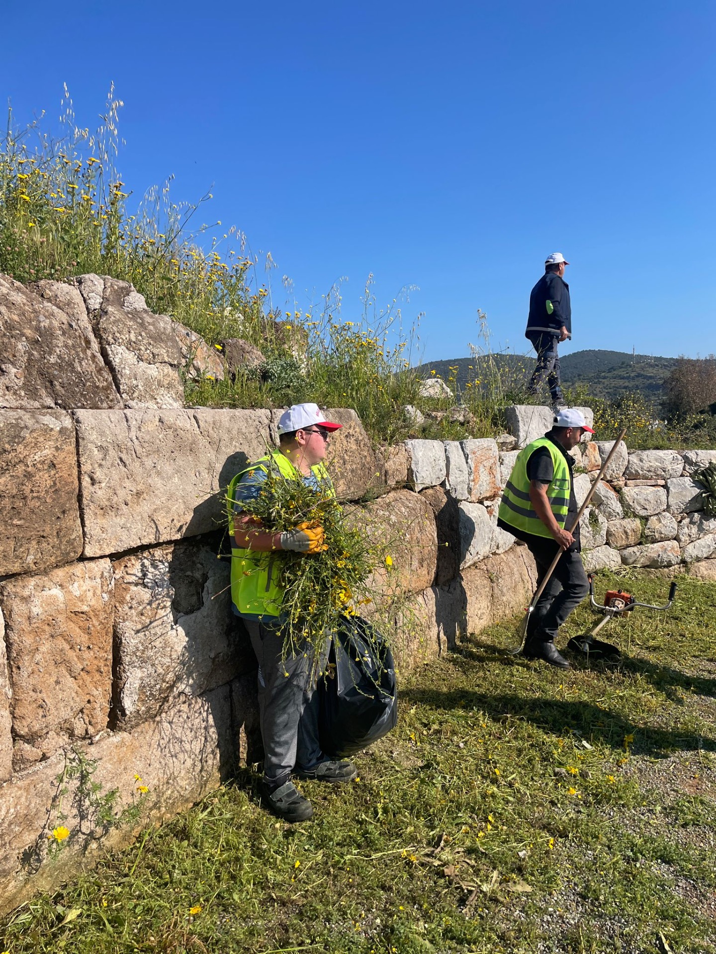 Antik Halikarnassos Surlarında Turizm Haftası Hazırlığı