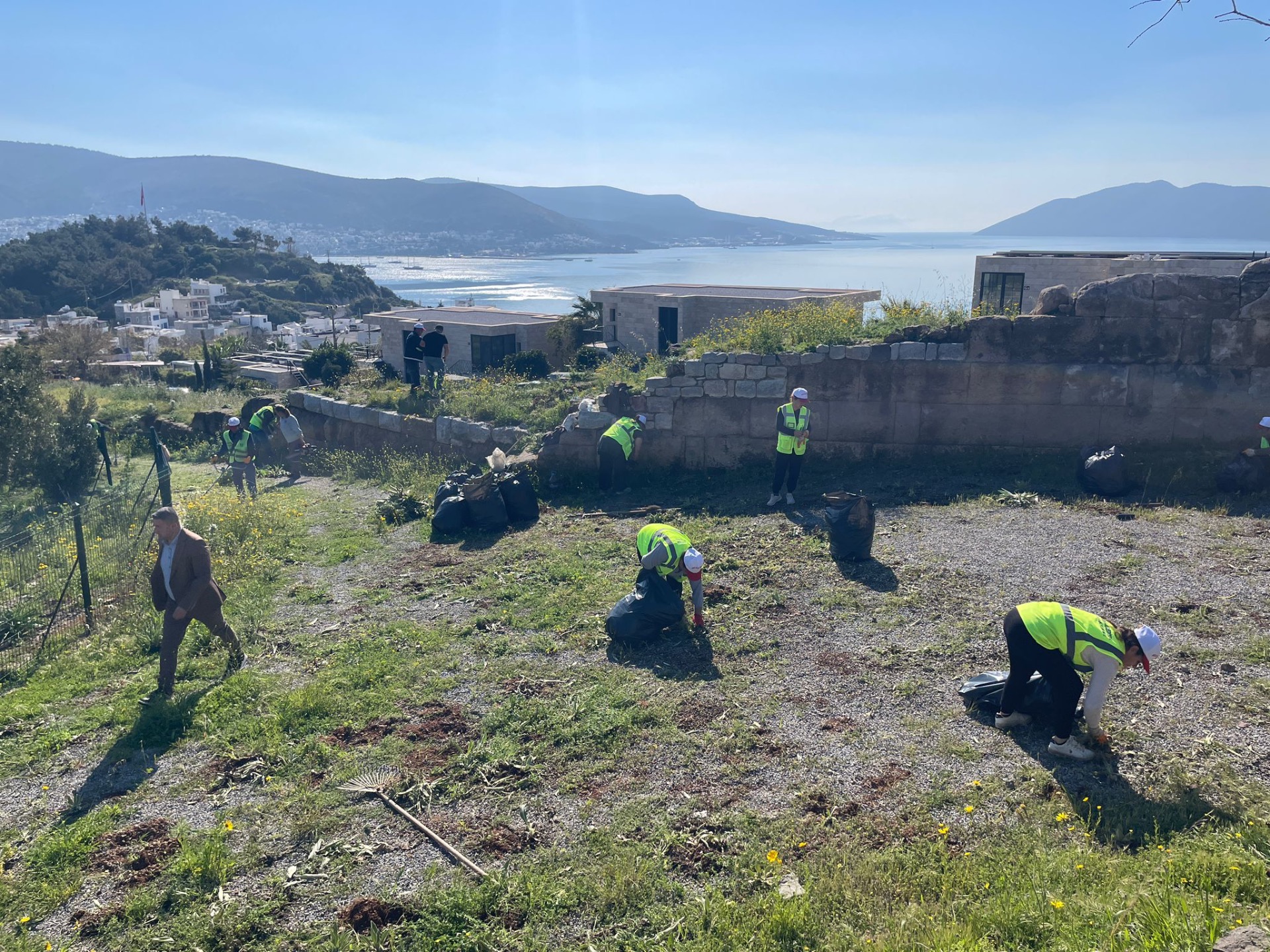 Antik Halikarnassos Surlarında Turizm Haftası Hazırlığı