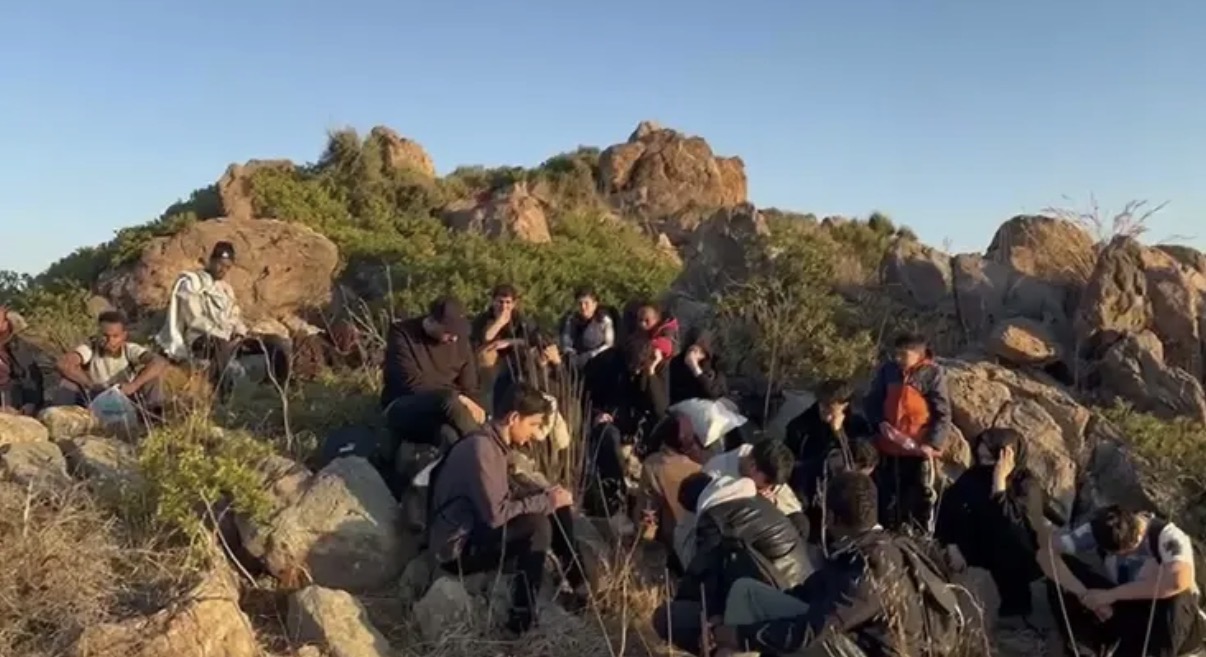 Bodrum’da 34 kaçak göçmen yakalandı