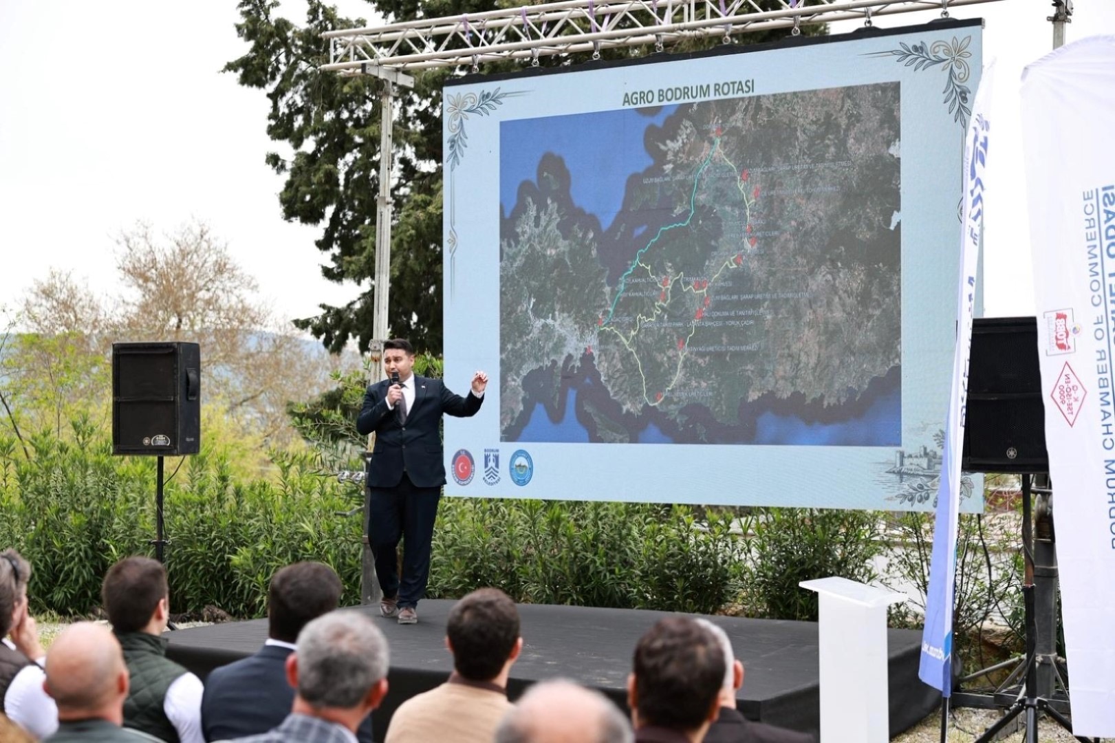 ‘Üreten Bodrum Buluşması’nda üreticilere fide dağıtıldı 