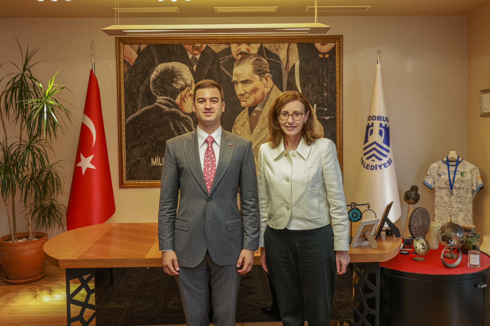 Birleşik Krallık Türkiye Büyükelçisi Jennifer Anderson’dan Bodrum Belediyesine Ziyaret