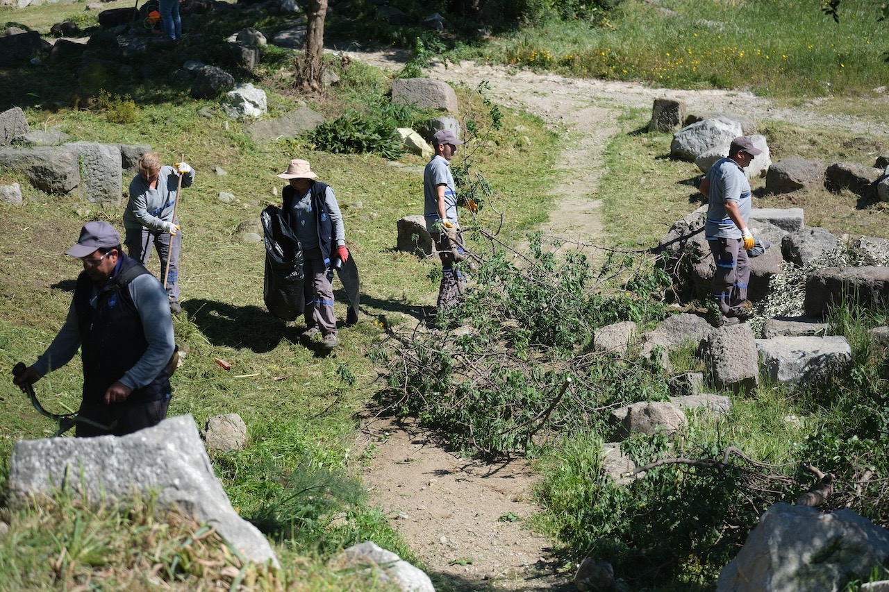 Halikarnassos Surları ve Myndos Kapısı’nda Temizlik Çalışmaları Tamamlandı