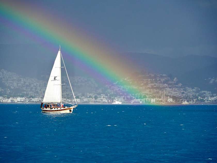 Bodrum'da Tırhandil Kupası 10. Kış Trofesi'nin ilk etabı yapıldı