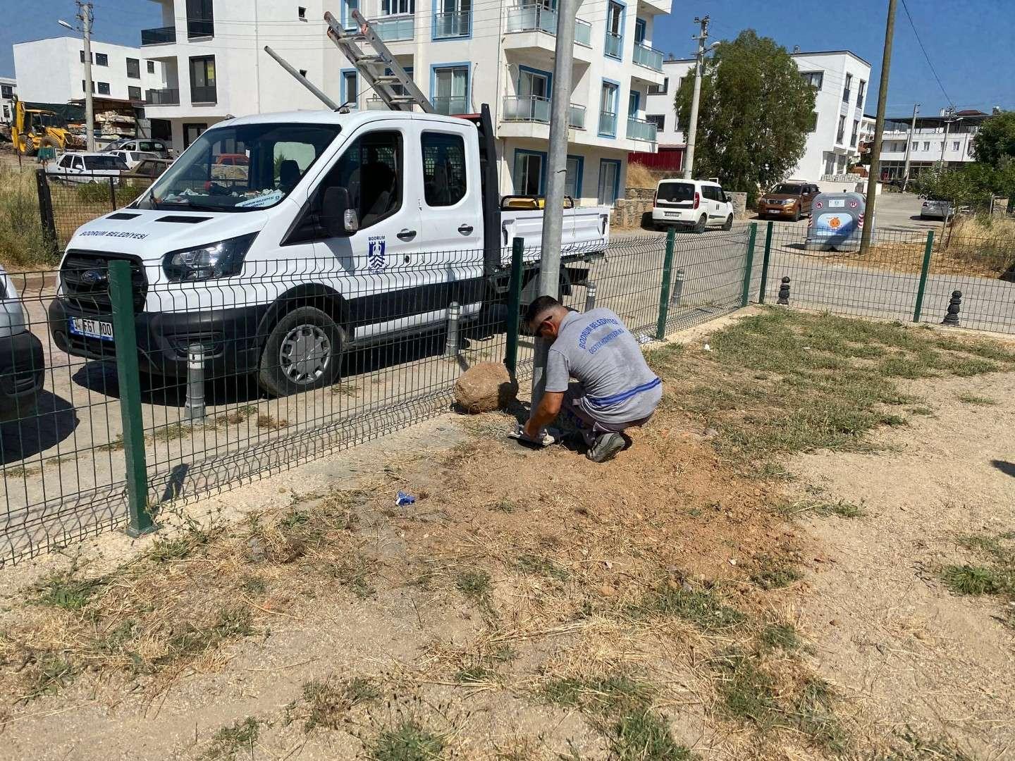 Bodrum’da sokak lambaları yenileniyor 