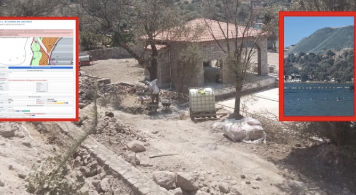 Cennet Koyu’nda Kaçak Villa Skandalı: Deniz Sıfır Alanda Ruhsatsız İnşaat Sürüyor!