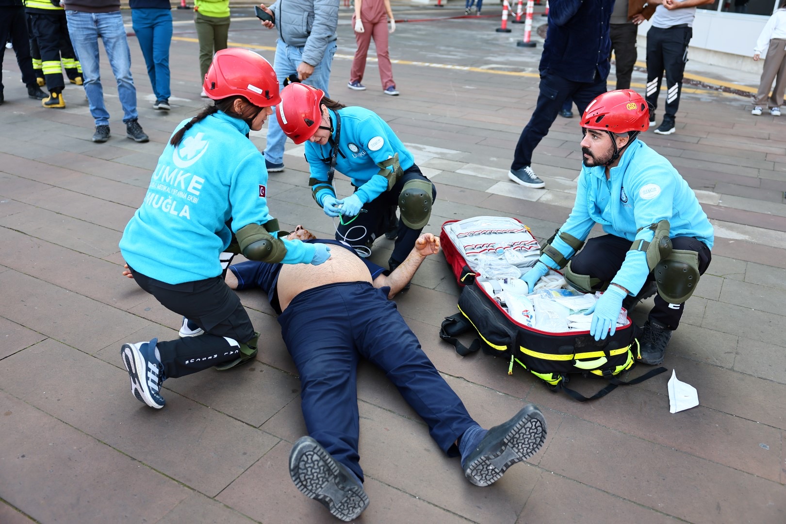 BAK’tan Hastanede Deprem, Yangın ve Tahliye Tatbikatı