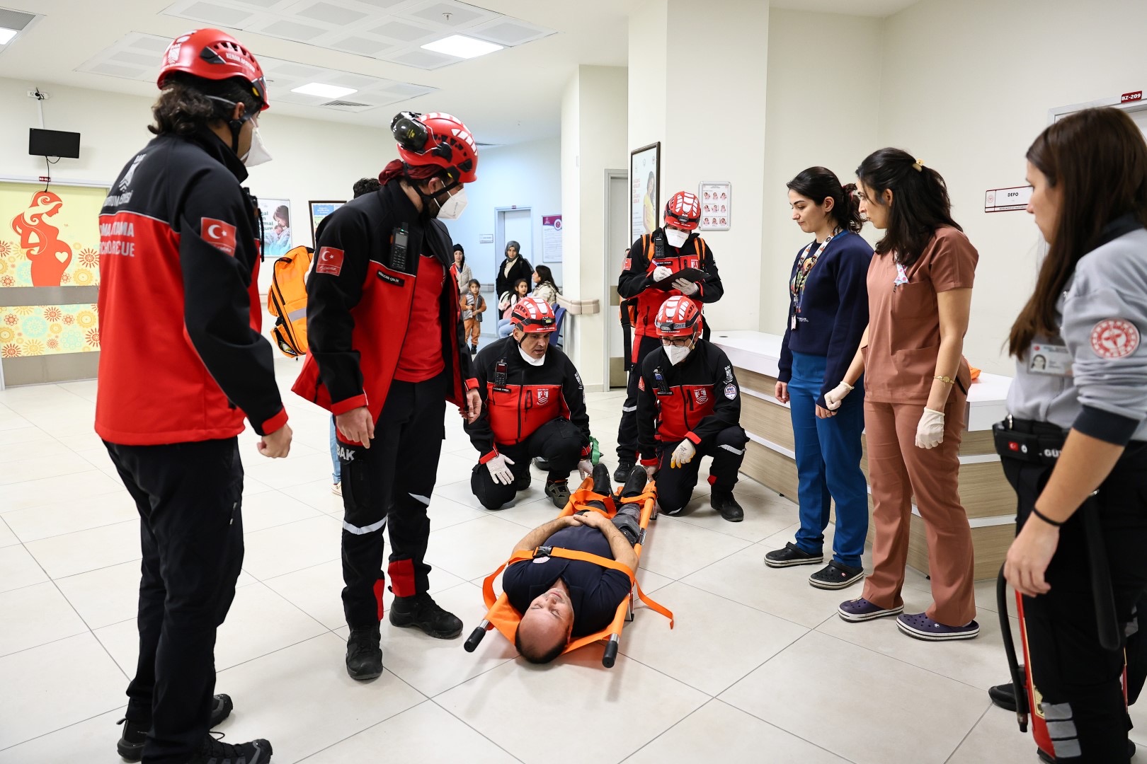 BAK’tan Hastanede Deprem, Yangın ve Tahliye Tatbikatı