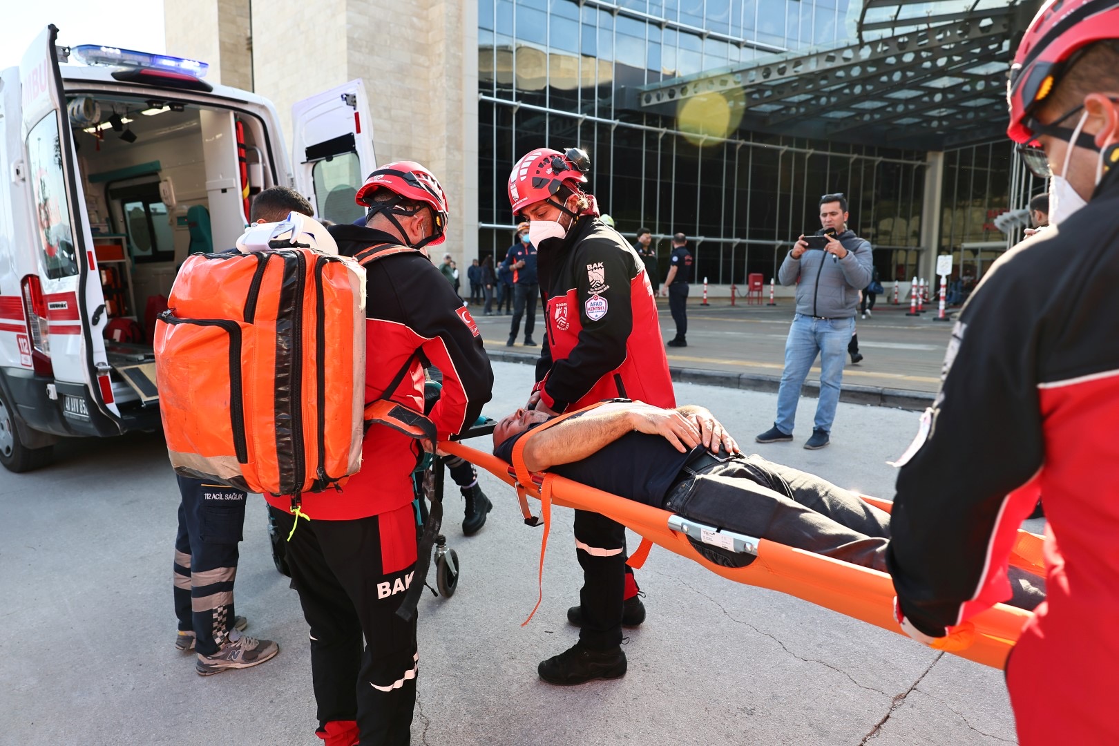 BAK’tan Hastanede Deprem, Yangın ve Tahliye Tatbikatı