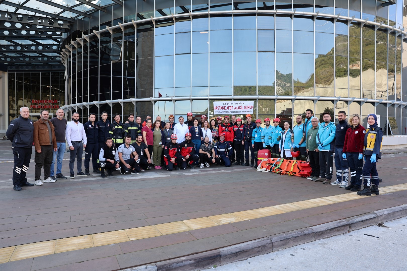 BAK’tan Hastanede Deprem, Yangın ve Tahliye Tatbikatı