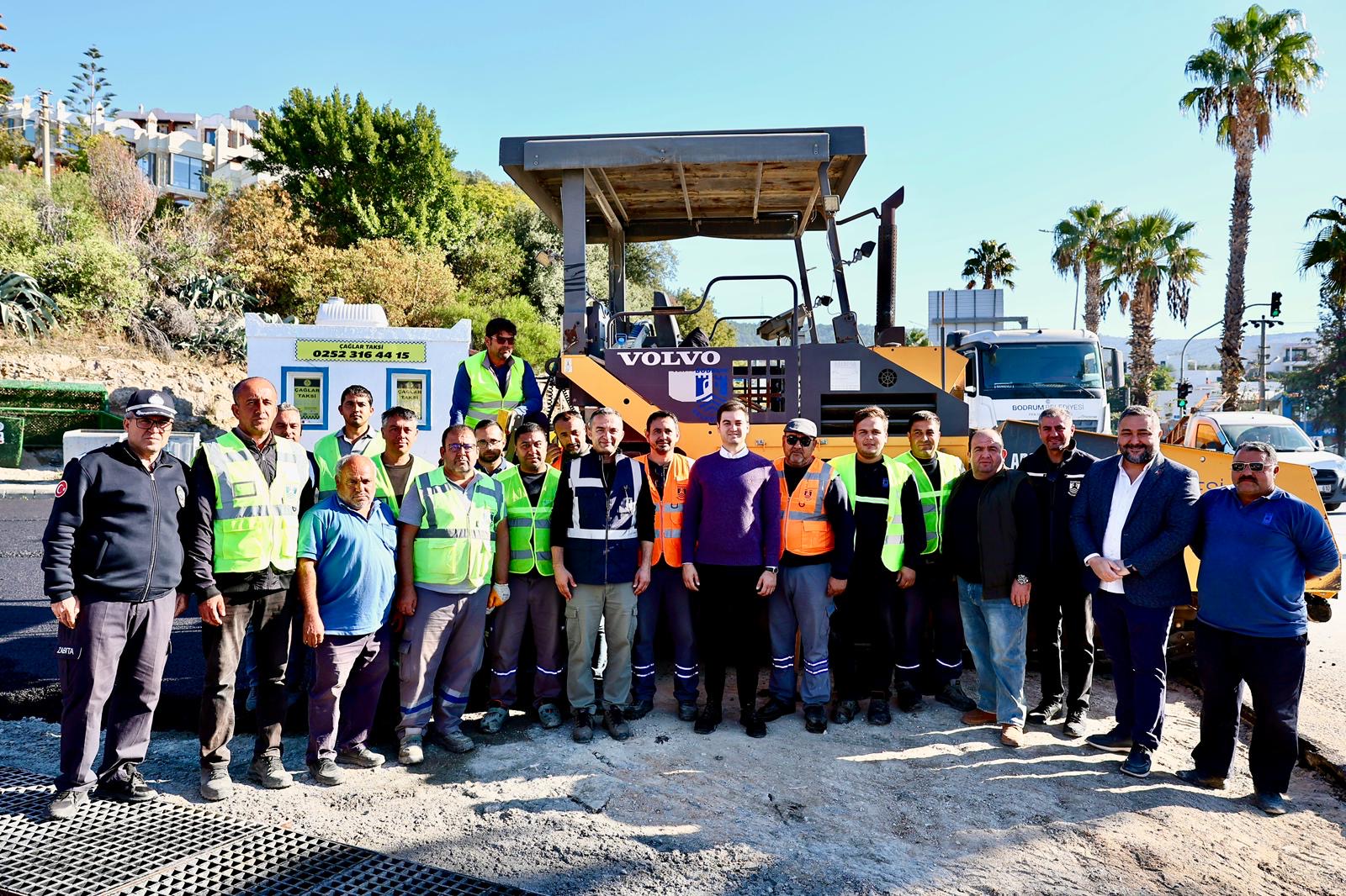 Bodrum Belediyesinden Üstyapı Çalışmaları