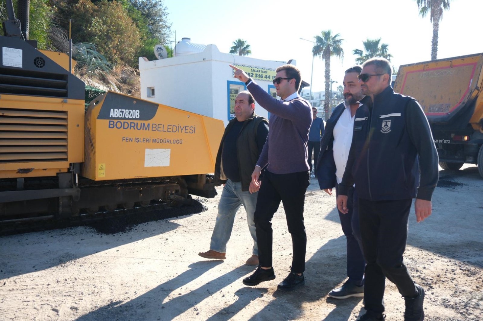 Bodrum Belediyesinden Üstyapı Çalışmaları