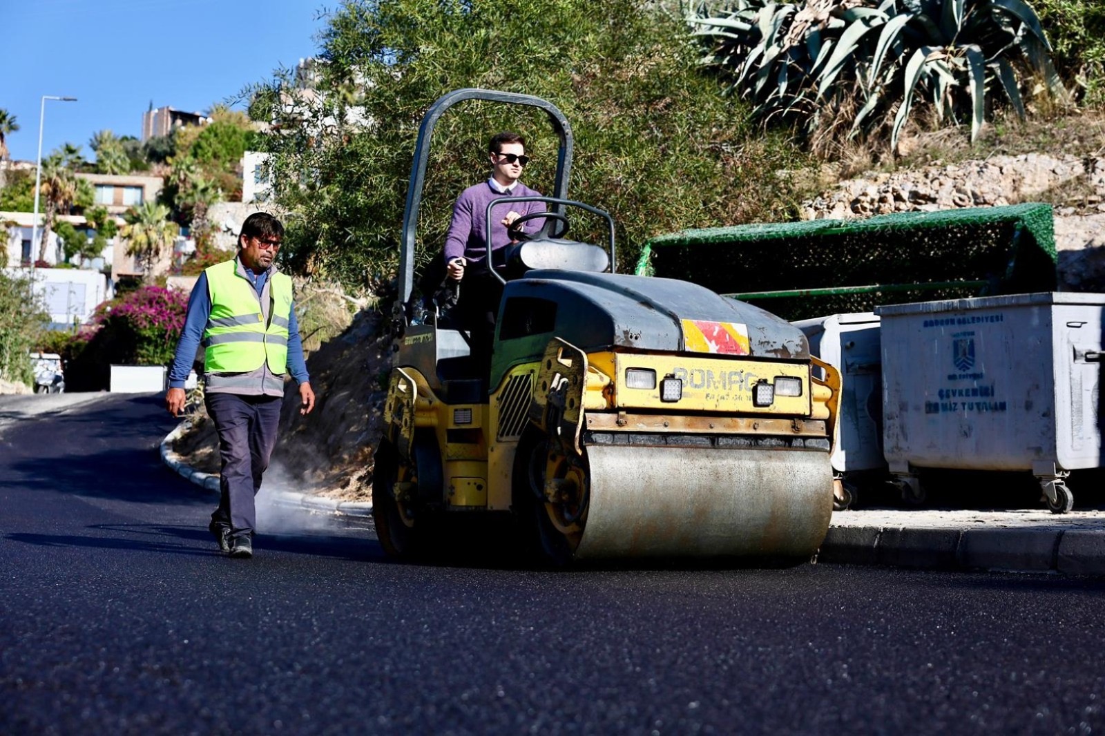 Bodrum Belediyesinden Üstyapı Çalışmaları